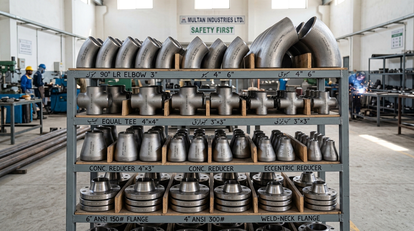 Piping Fittings Identification and Selection in Multan Workshop