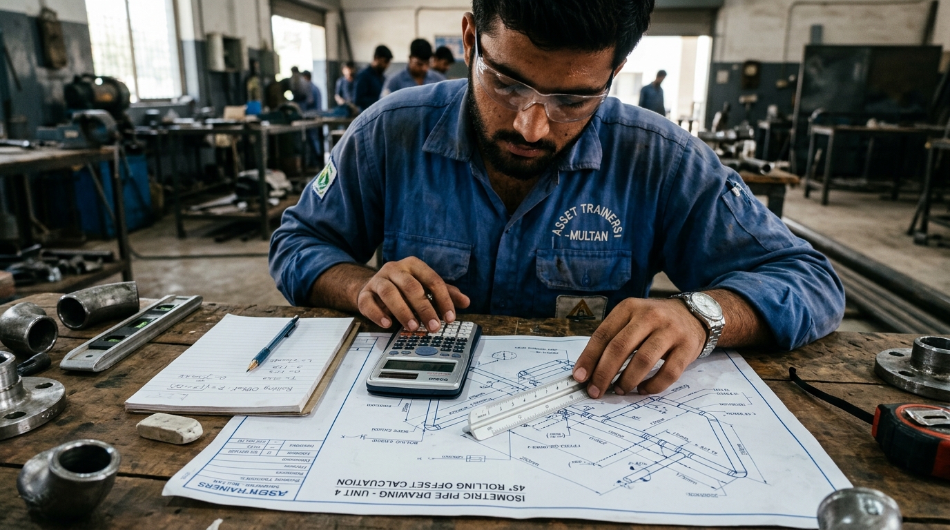 Isometric Drawing Interpretation and Blueprint Reading Test in Multan