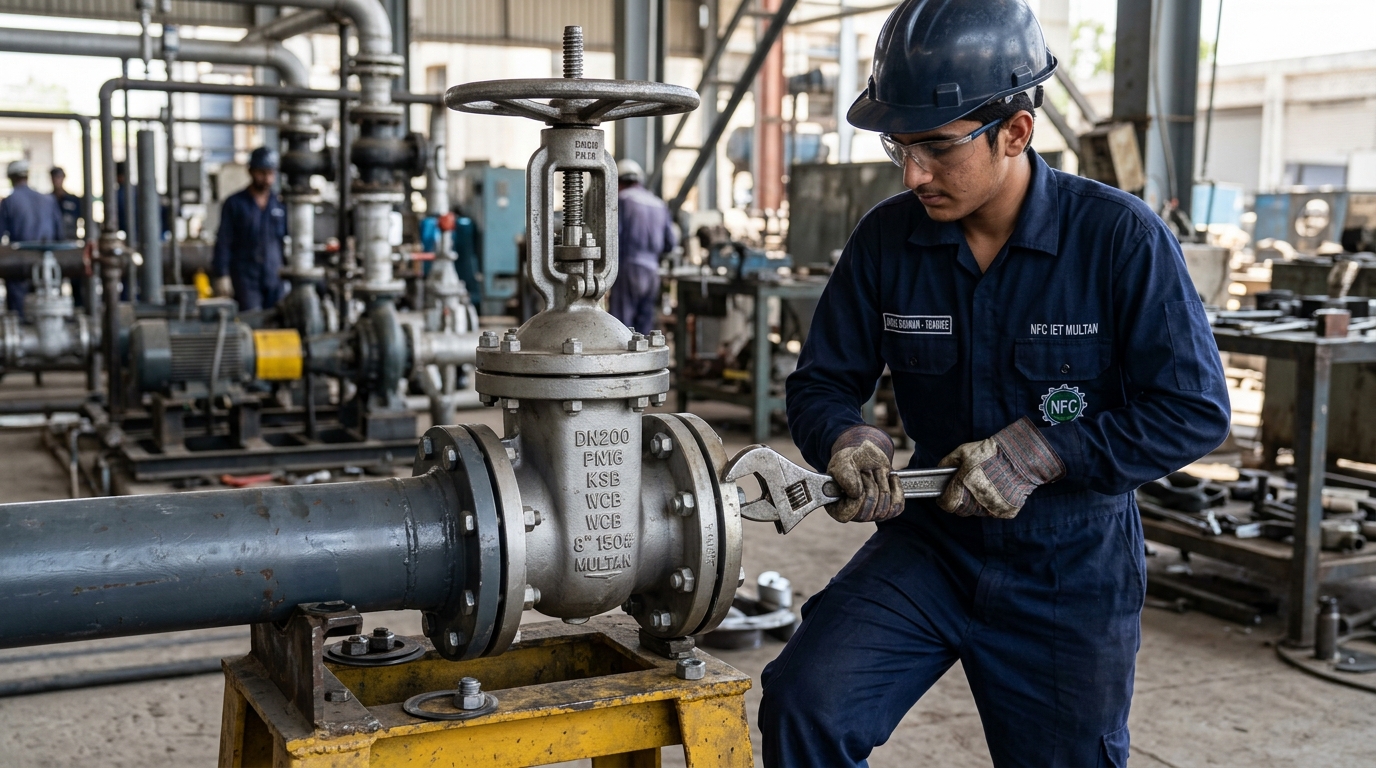 Valve Installation and Gasket Seating Assessment in Multan
