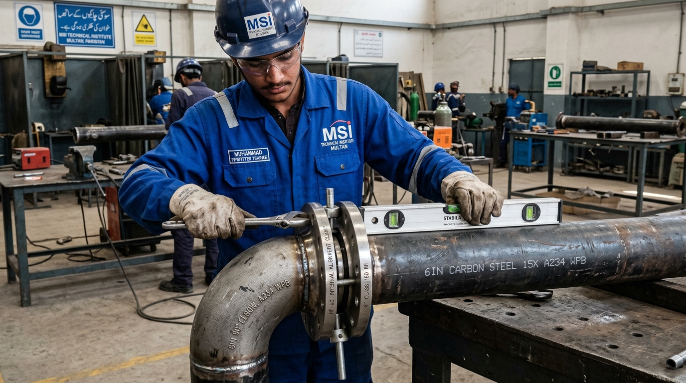 Practical pipe fitting and assembly in Multan