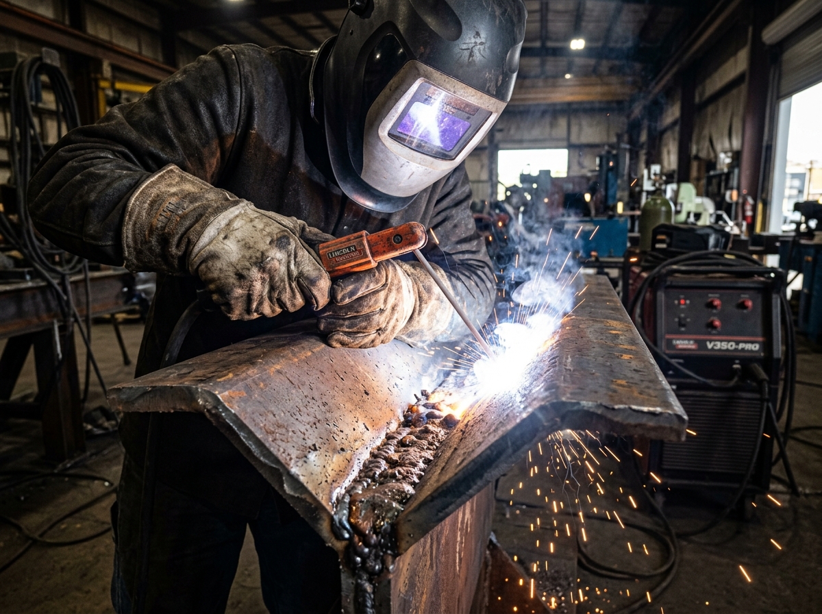 SMAW industrial welding practical training in Multan